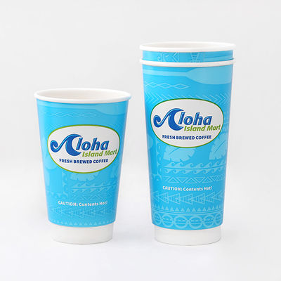 การปรับเปลี่ยน ถ้วยกระดาษผนังสอง 360ml 10oz ถ้วยกระดาษมีแบรนด์