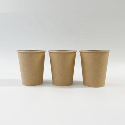 4oz 125ml ถ้วยกระดาษผนังเดี่ยว แบบปรับแต่งได้ ถ้วยกาแฟถูกล่อง