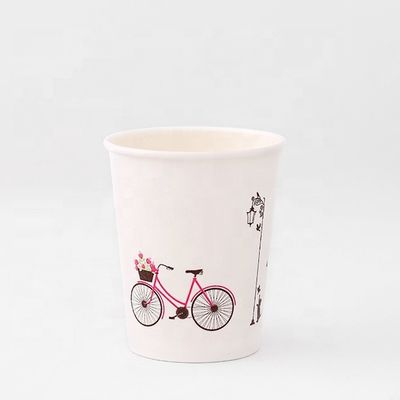 8oz Single Wall Paper Cup 300ml Pla Coated Eco Friendly Biodegradable Takeaway Cups ถ้วยกระดาษผนังเดียว 300 มิล